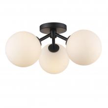  11613 BK - Haskell Flush Mount Lighting Black